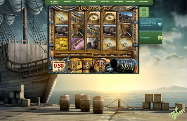 Barbary Coast <br>-hedelmäpeli